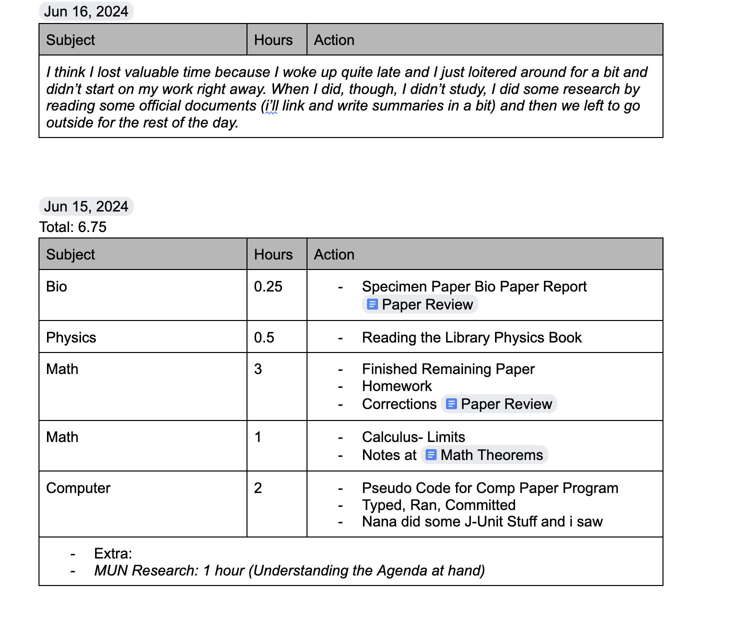 Accountability screenshot 2